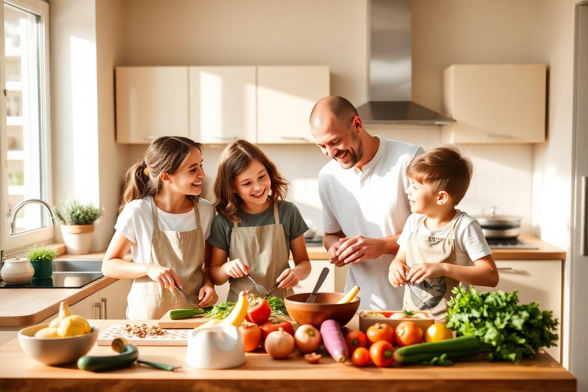 À mesa, a família fica ainda mais perto