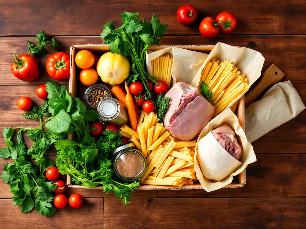 Kit de ingredientes frescos